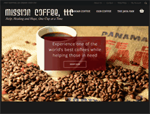 Tablet Screenshot of missioncoffee.org